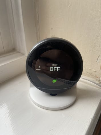 Nest smart thermostat with stand
